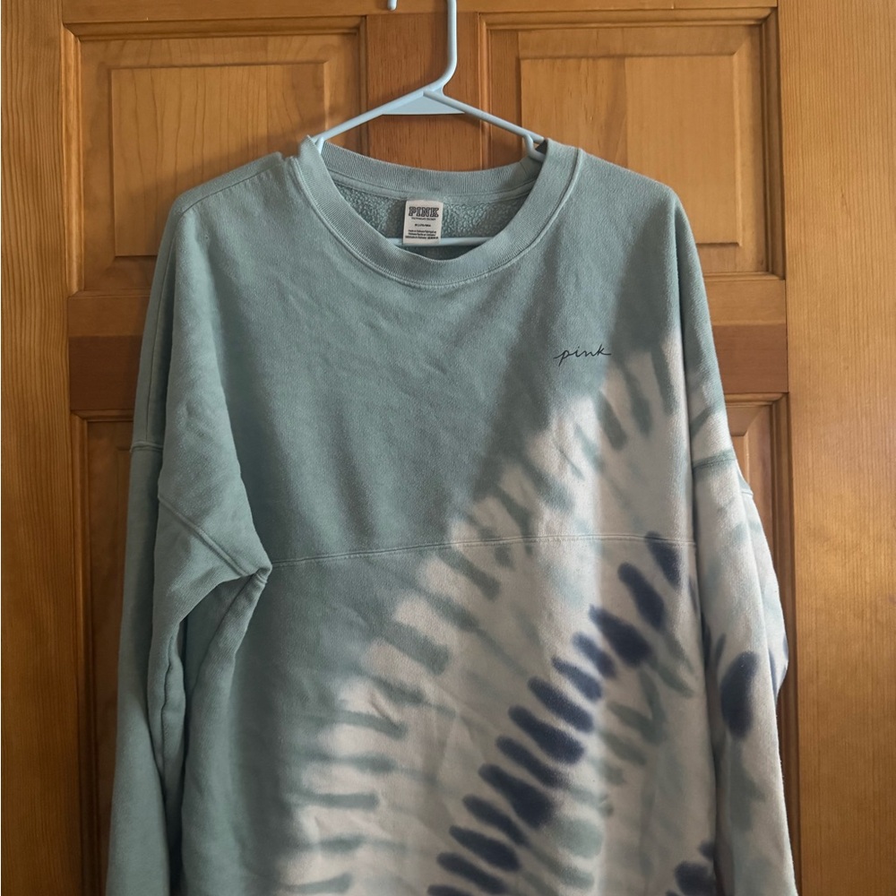 PINK Tie-Dye Sweatshirt